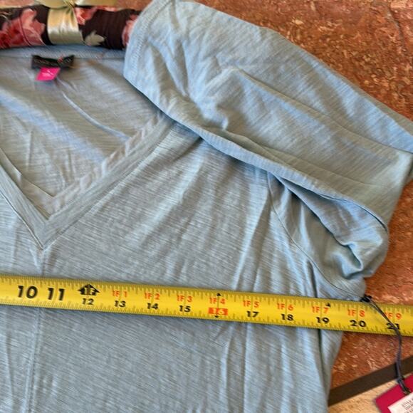 NWT Vince Camuto Women's Sage Tiered Tunic Three-Quarter Sleeve Size L - Picture 4 of 7